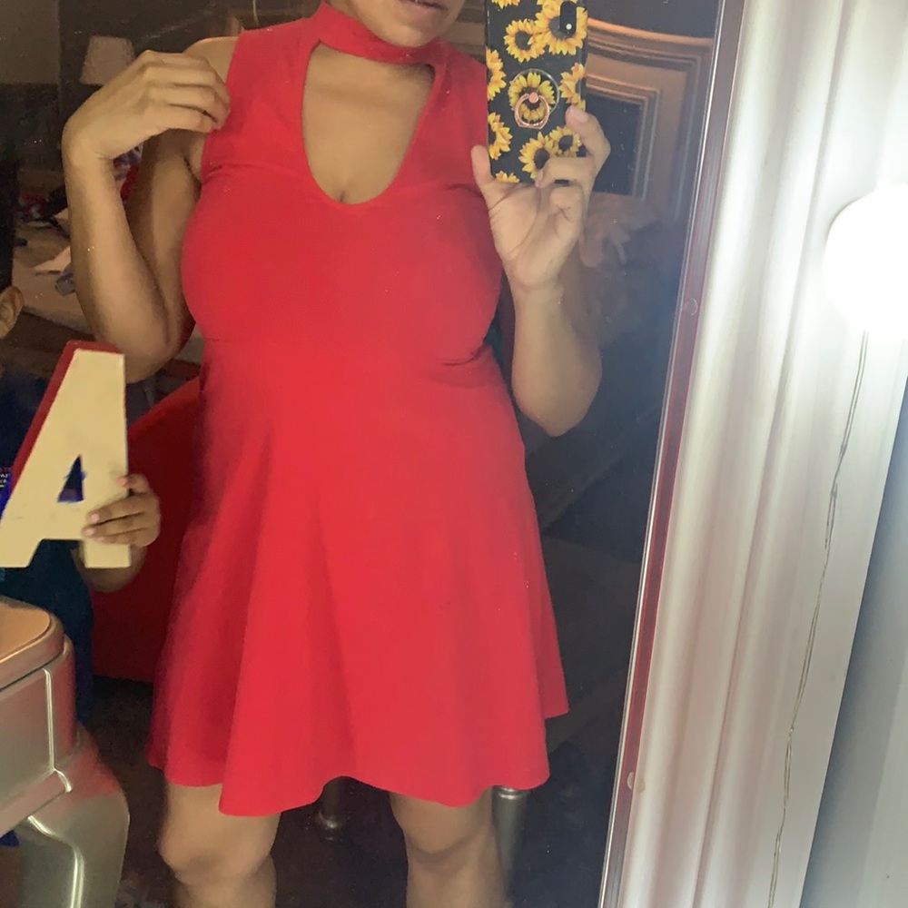 Express Red/Orange Dress